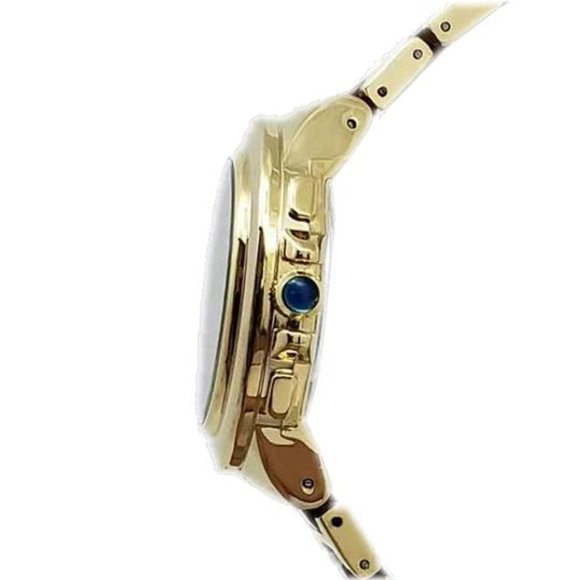 Charles Delon Casual Style Gold/Brown Watch - Picture 2 of 3